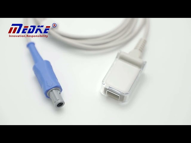 cable libre los 2.2m del adaptador Spo2 del látex del conector 5pin para Biolight M12/M6